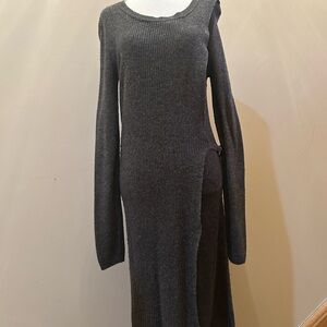 RUDSAK Charcoal Long Sleeve Knit Dress